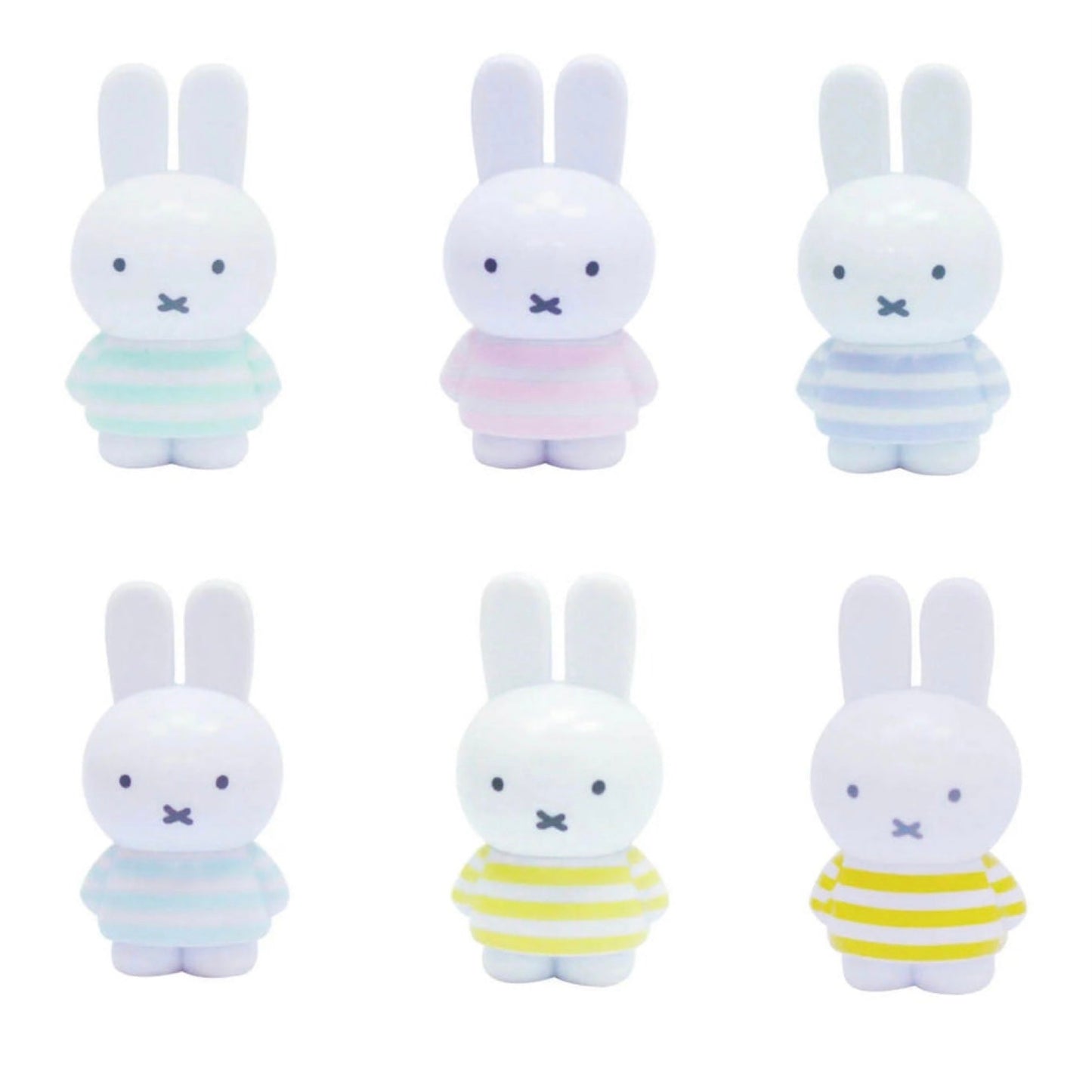 (Pastel Stripe) Miffy mini figure