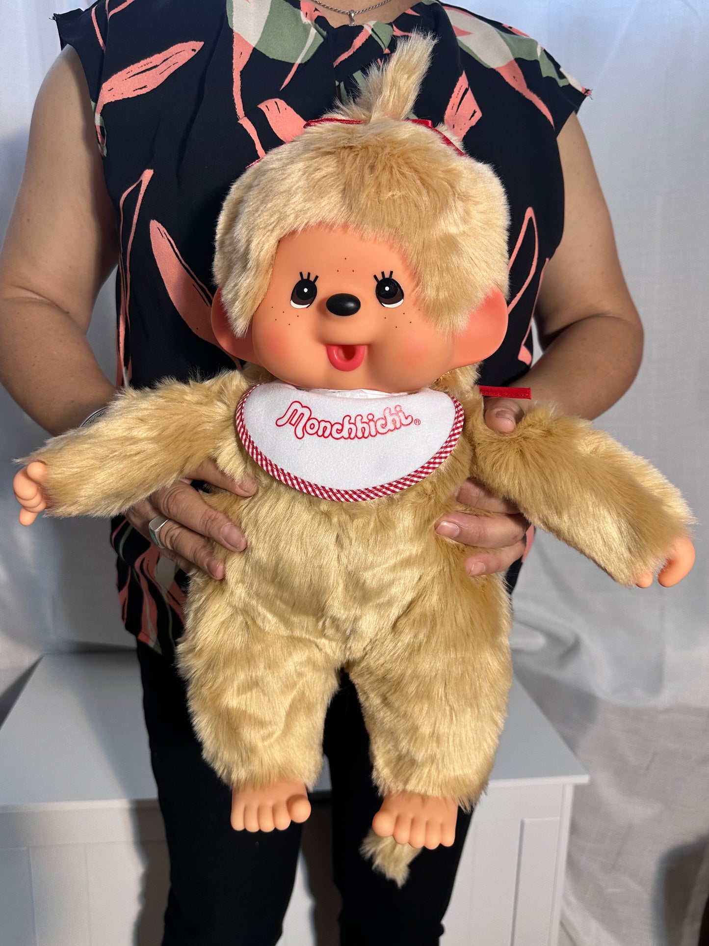 Large Blonde Monchhichi